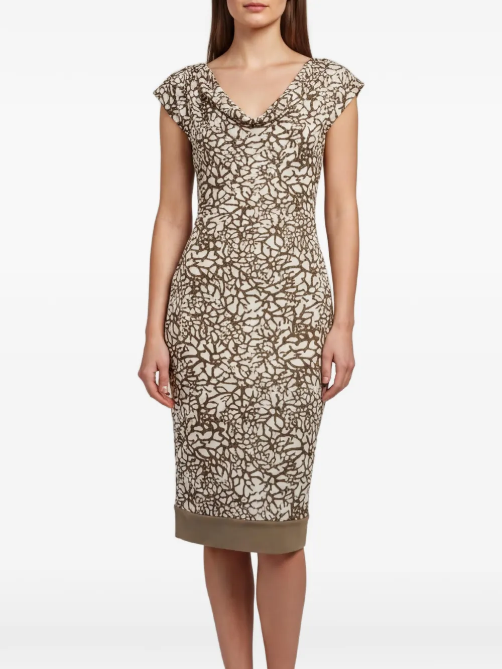 DVF Diane von Furstenberg printed midi dress - Braun