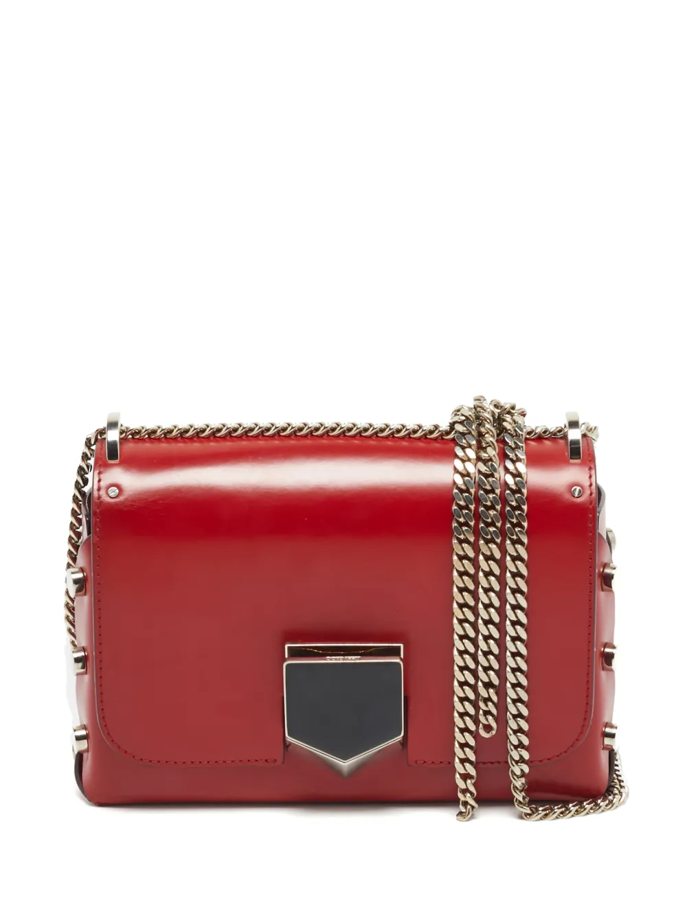 Jimmy Choo Pre-Owned Lockett City Shoulder Bag | Red | FARFETCH