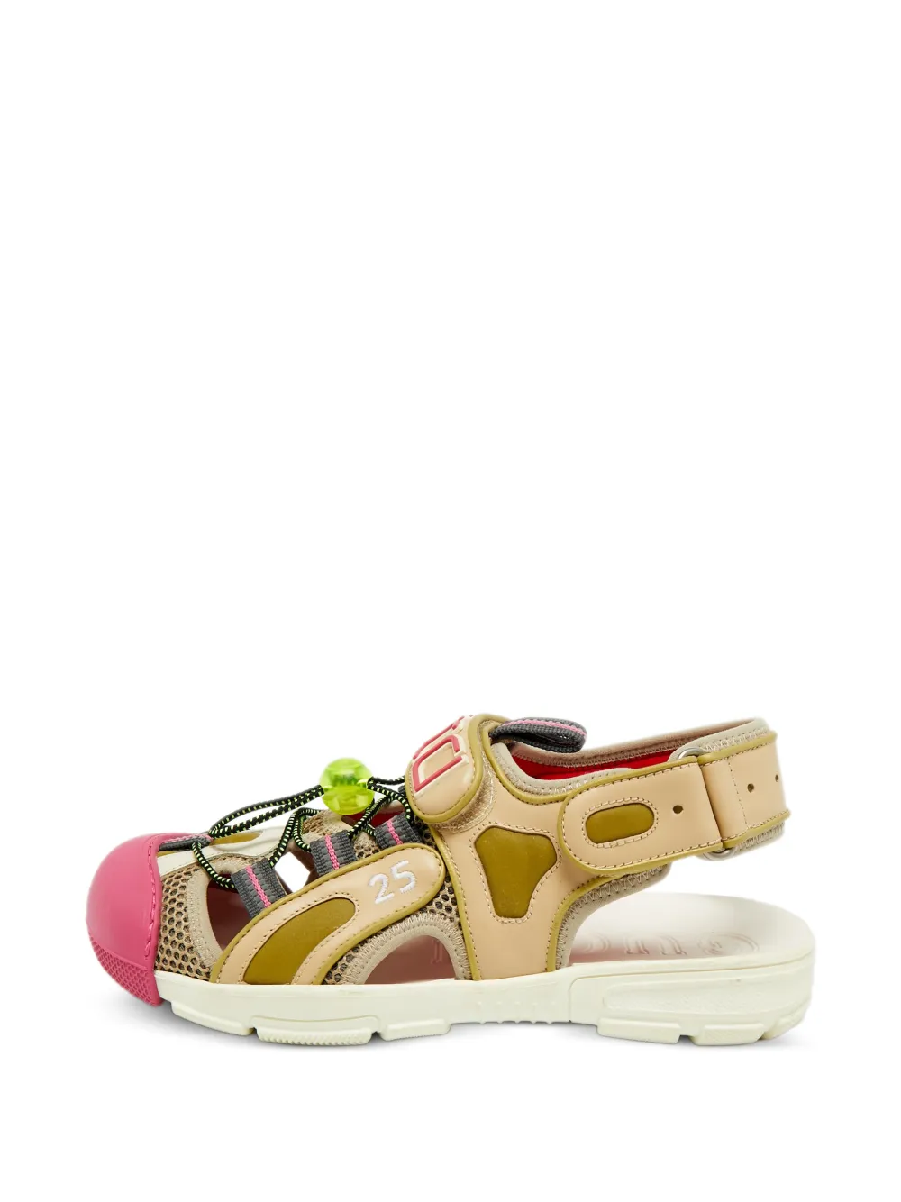 Gucci Pre-Owned Tinsel flat sandals - Braun