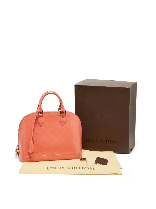Louis Vuitton Pre-Owned アルマ モノグラム ヴェルニ ハンドバッグ 