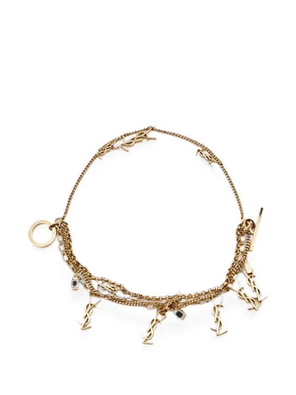 激レアSaint Laurent モノグラムリンクチェーンブレスレット 36684335_69019137_600.jpg