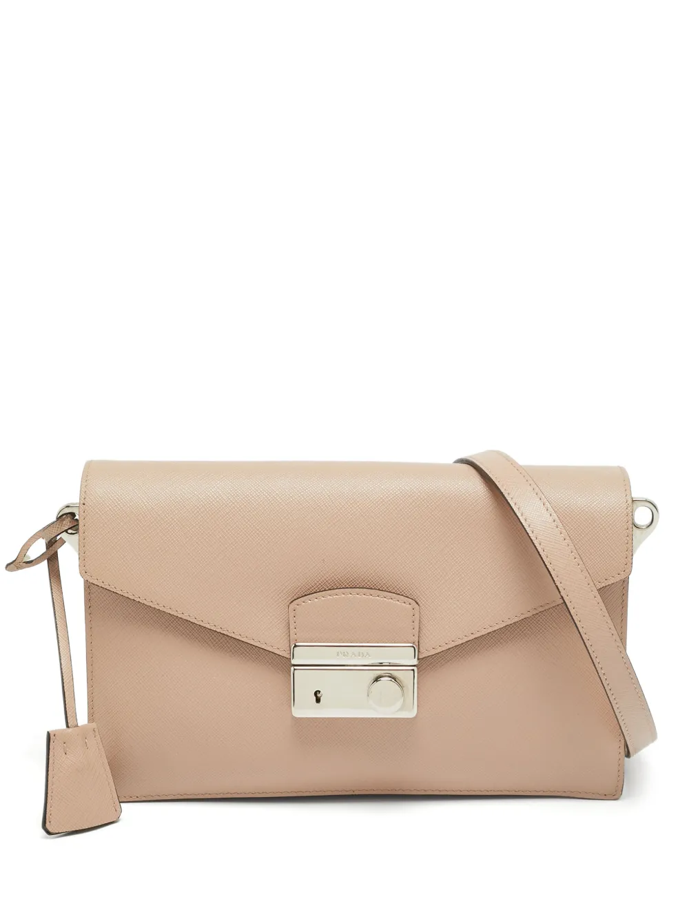 Prada Pre-Owned Sound flap shoulder bag - Toni neutri