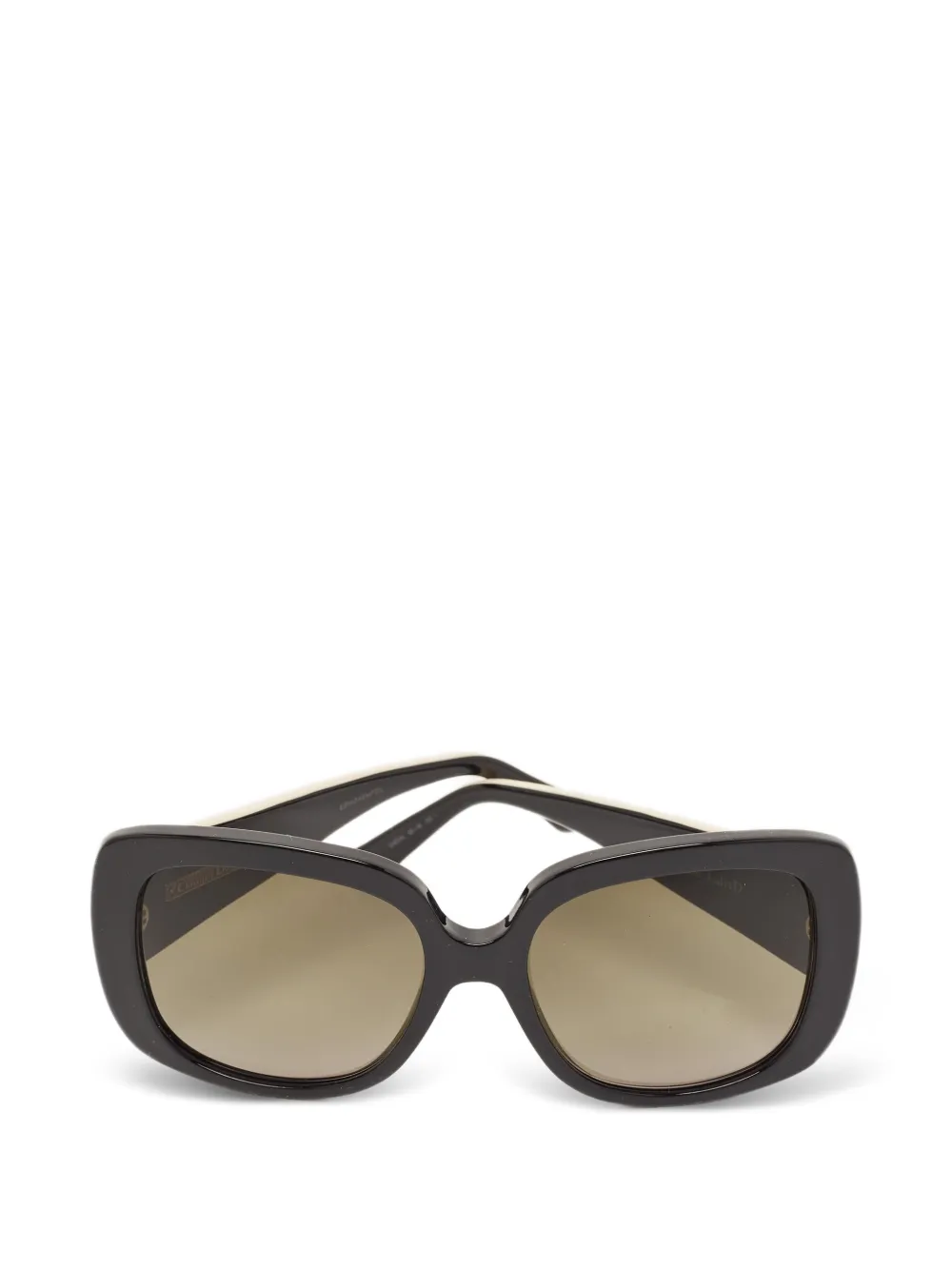 Christian Dior Pre-Owned Occhiali da sole squadrati con motivo Cannage - Nero
