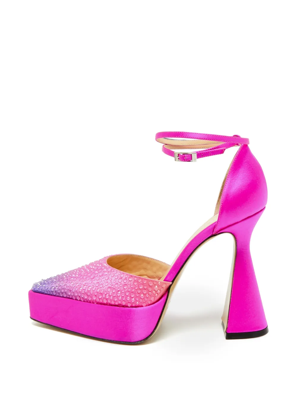 MACH & MACH Galaxy Crystalized platform pumps - Rosa