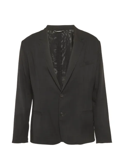 Dolce & Gabbana Pre-Owned Dolce & Gabbana Black Wool Lightweight Blazer XXL