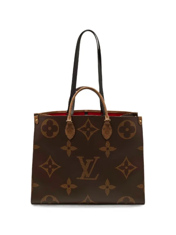 ルイヴィトン オンザゴー GM モノグラムリバース Louis Vuitton Pre-Owned オンザゴー GM モノグラム リバース