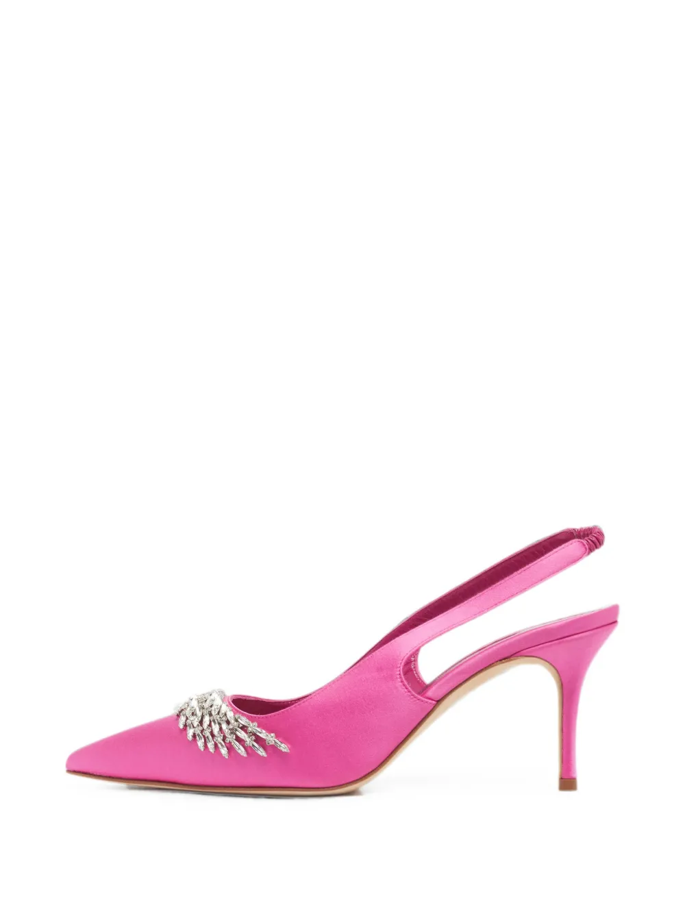 Manolo Blahnik Terala Slingback-Pumps mit Kristallen - Rosa