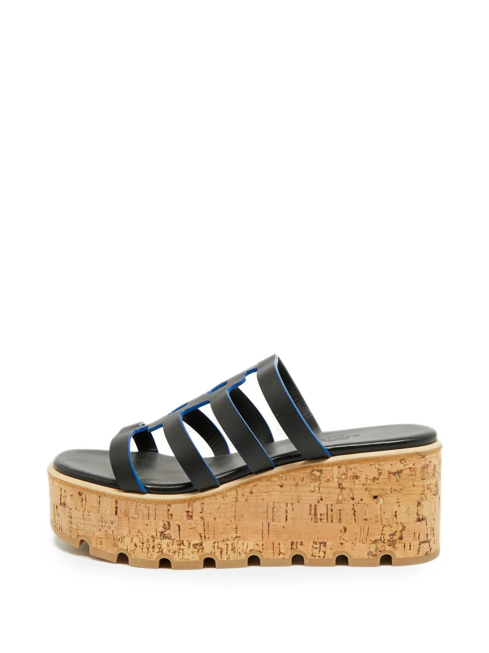 Hermès Pre-Owned Isabella Wedge-Sandalen aus Kork - Schwarz