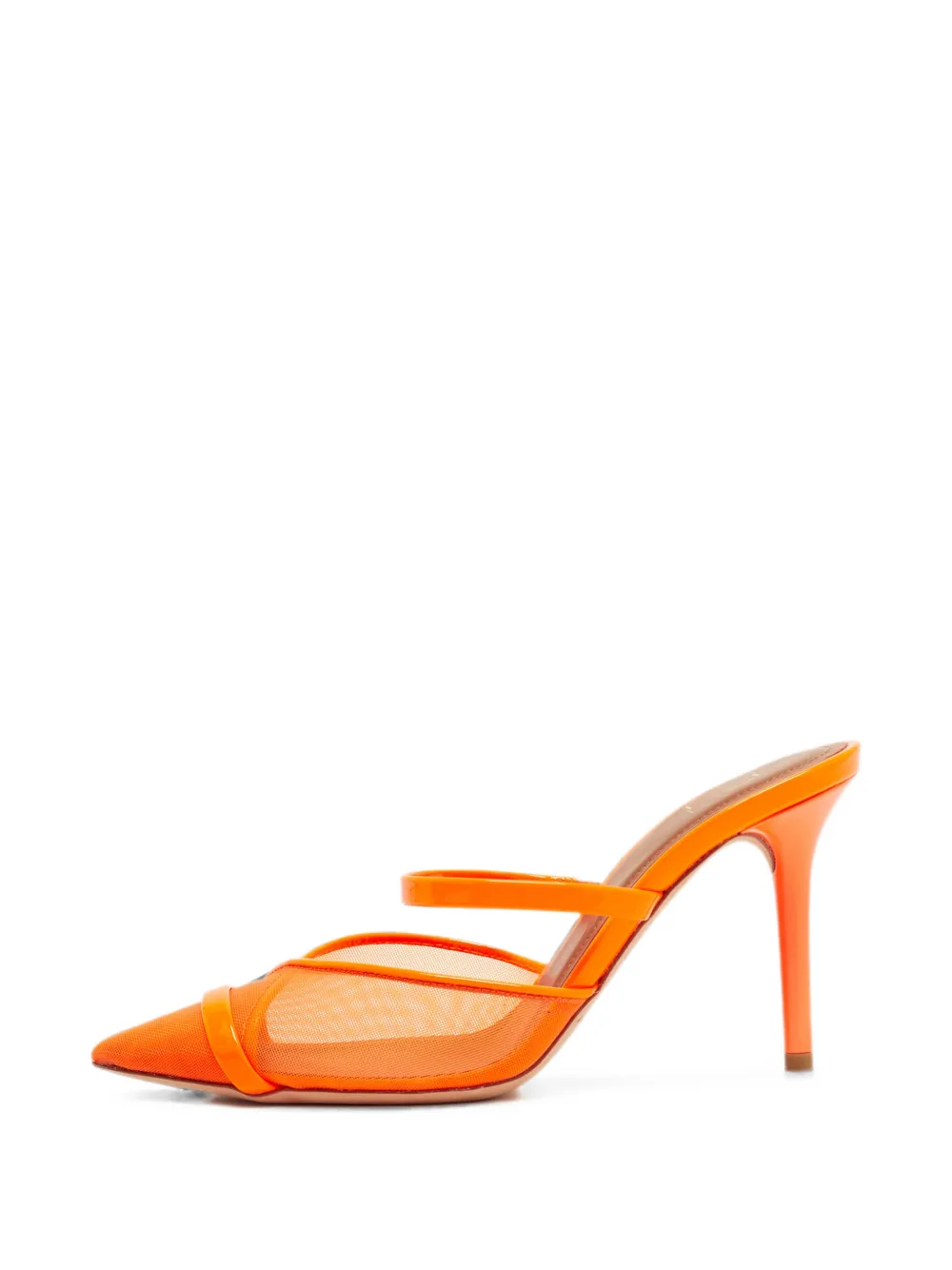 Malone Souliers Clio leather mules - Orange