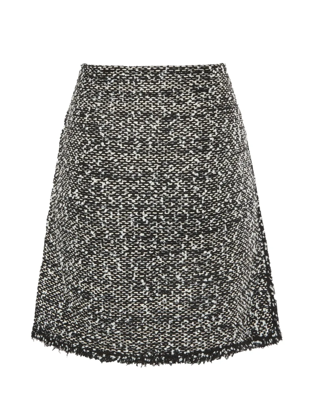 Balenciaga Pre-Owned zip-up tweed skirts - Nero