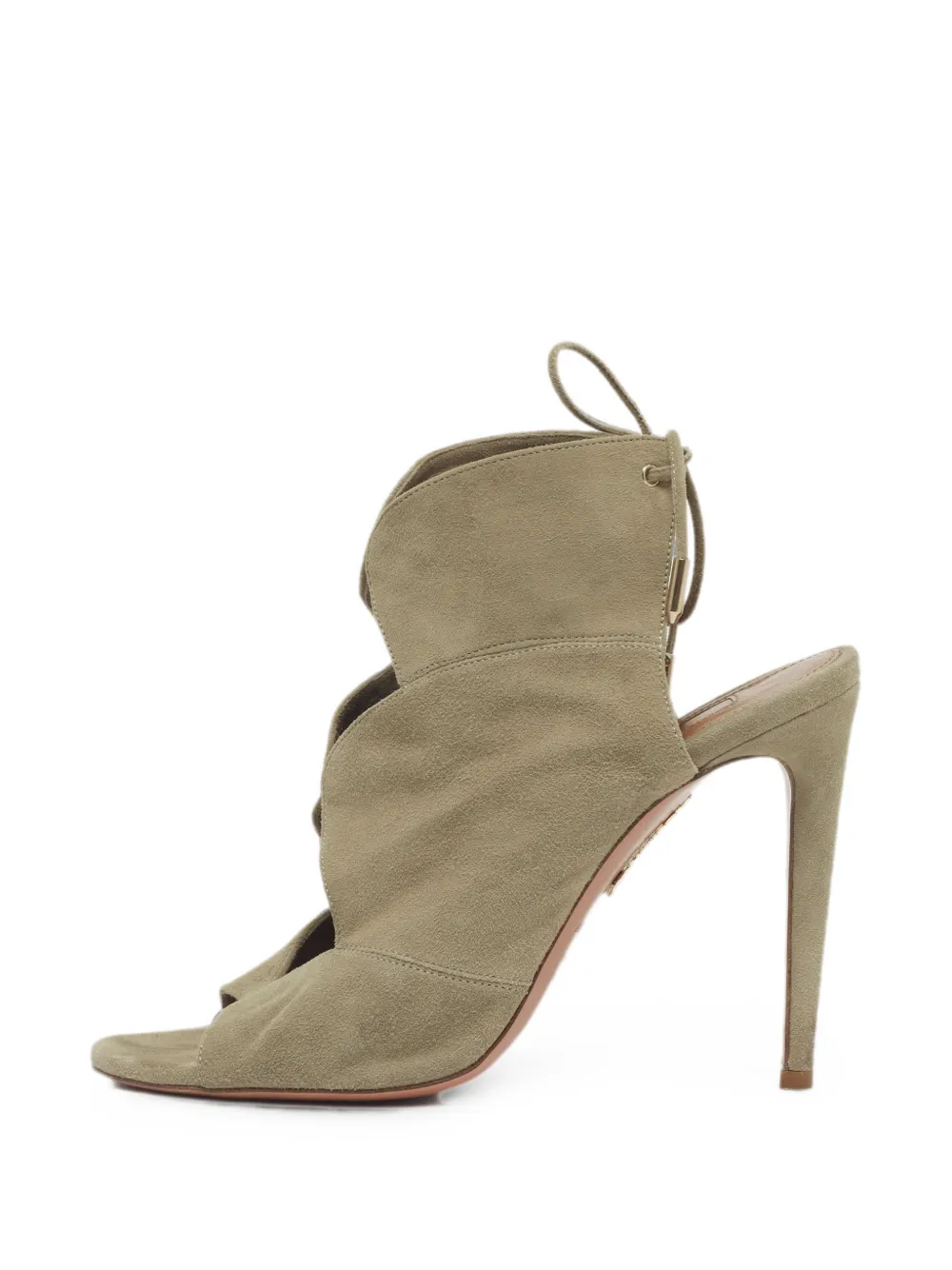 Aquazzura Sexy Thing ankle strap sandals - Grigio