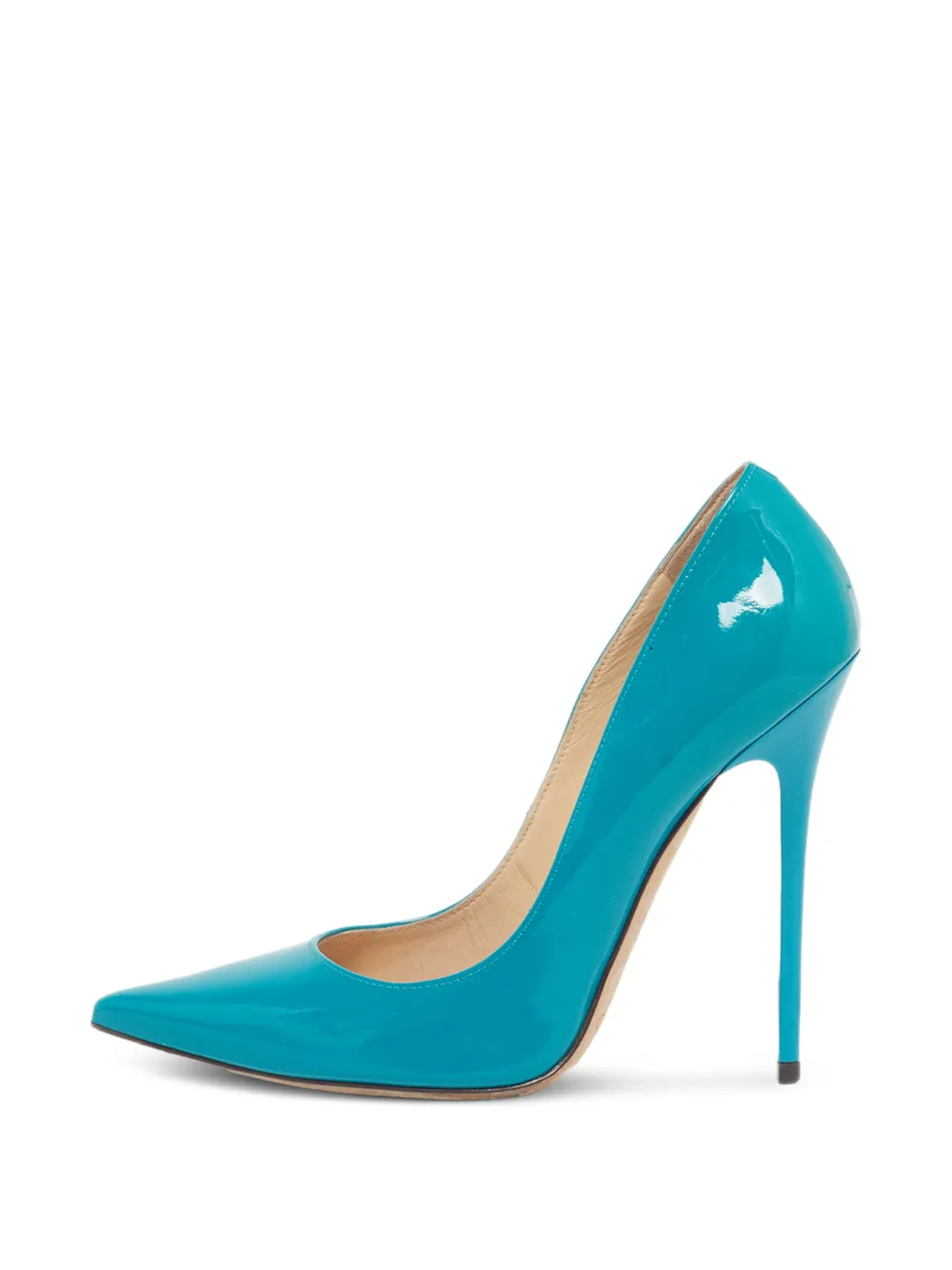 Jimmy Choo Pre-Owned Anouk patent pumps - Blau