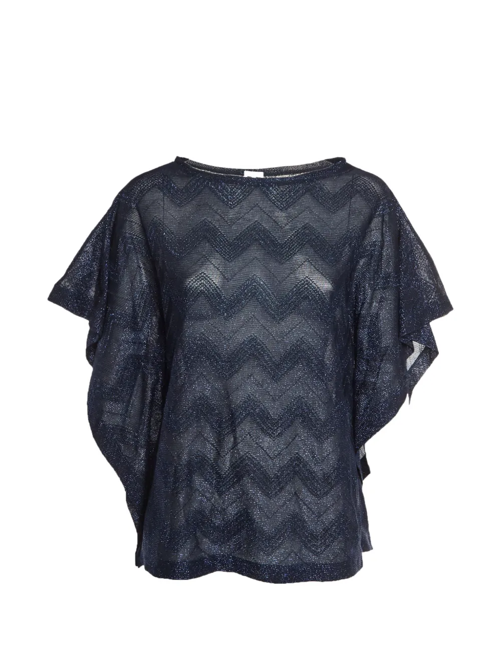 Missoni Pre-Owned Caftano con motivo chevron - Blu