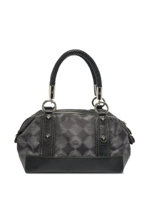 MCM Pre-Owned Logo Diamond Boston bag