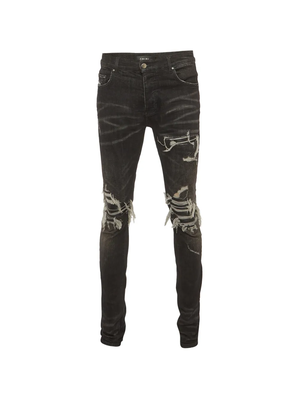 AMIRI distressed skinny jeans - Nero
