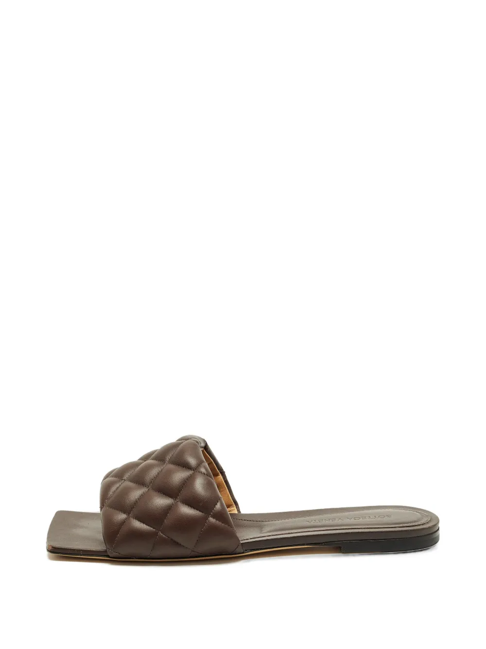 Bottega Veneta Pre-Owned Cassette padded sandals - Braun