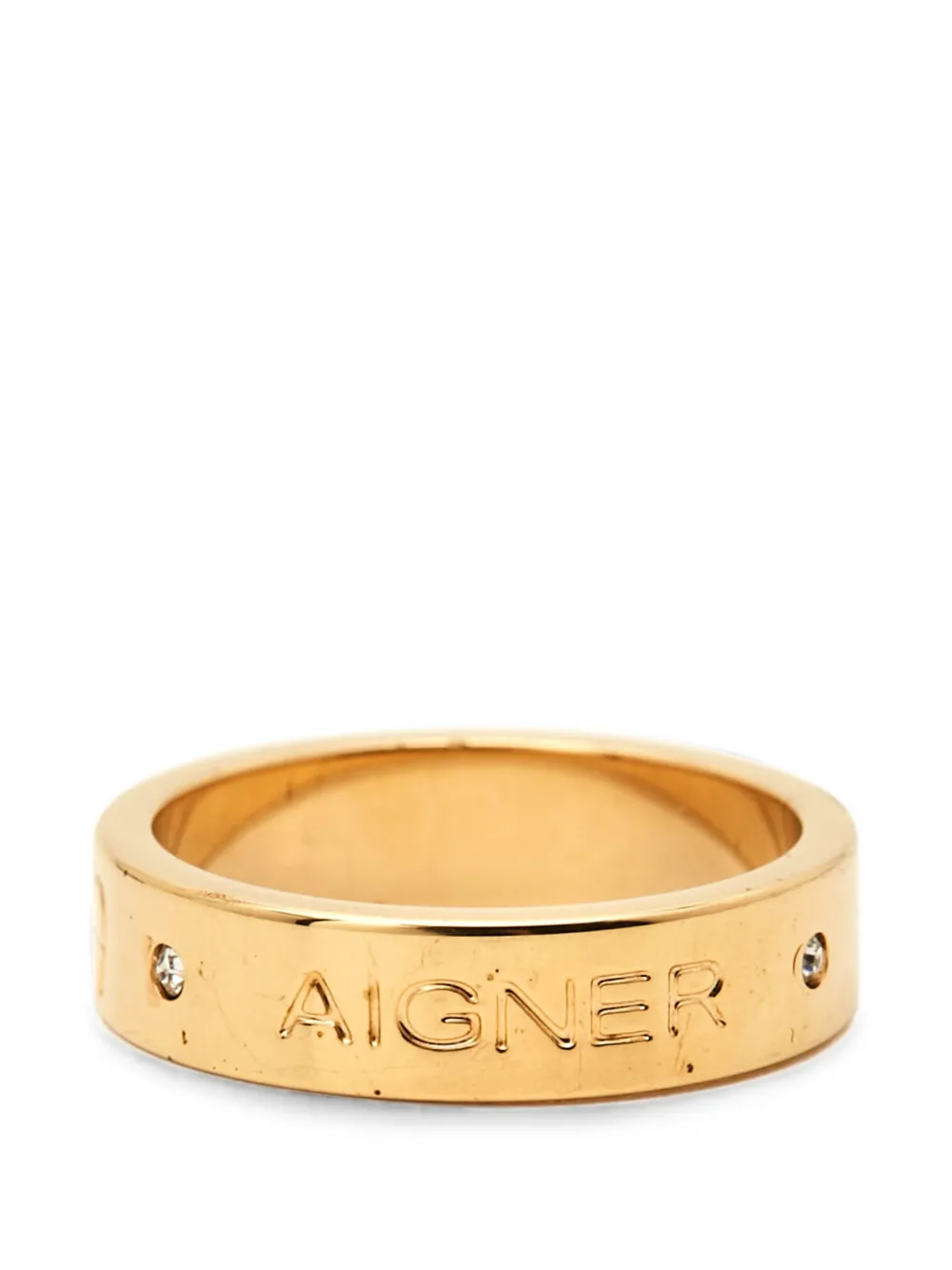 Aigner Vintage Anello con cristalli - Oro