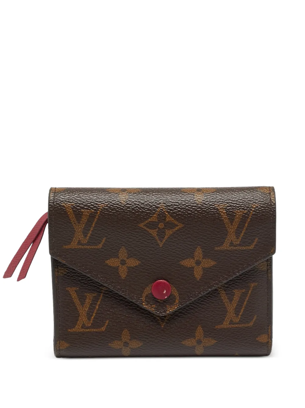 Louis Vuitton Pre-Owned 2017 Victorine monogram wallet - Braun