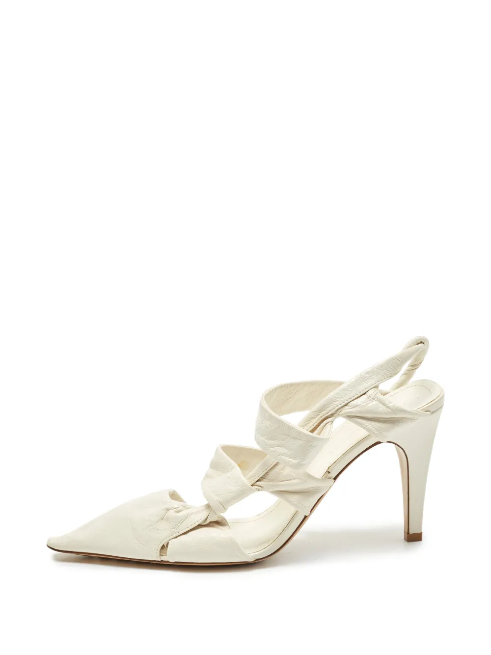 Bottega Veneta Pre-Owned knotted slingback pumps - Toni neutri