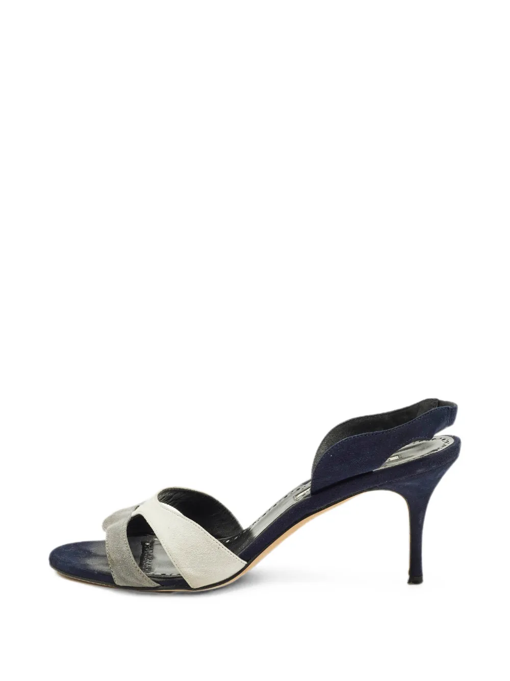 Manolo Blahnik Sandalen mit Slingback-Riemen - Blau
