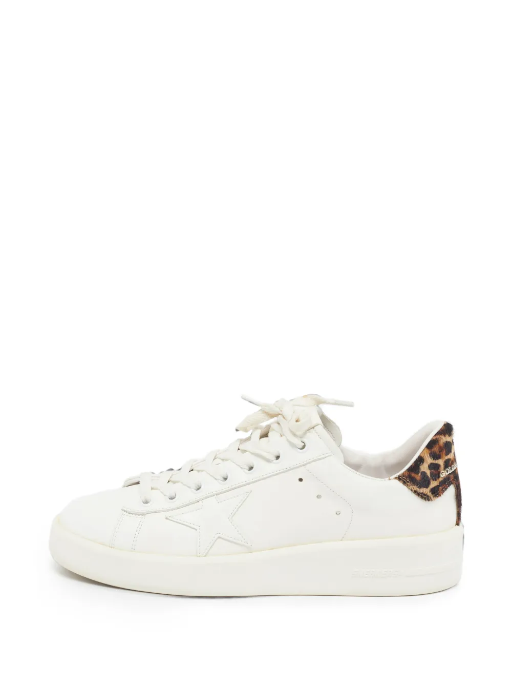 Golden Goose PureStar leopard-print sneakers - Bianco