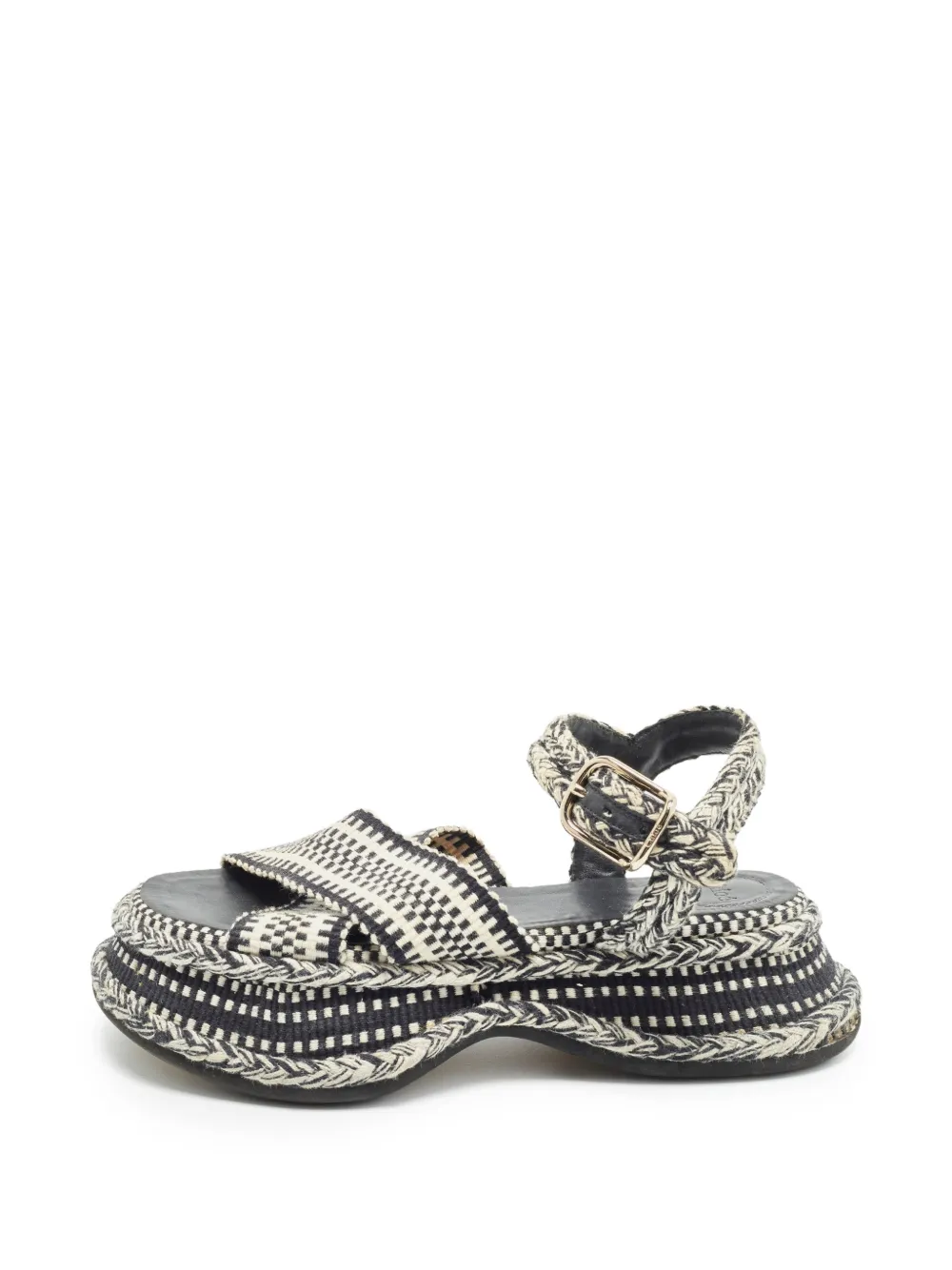 Chloé Pre-Owned Meril platform sandals - Nero