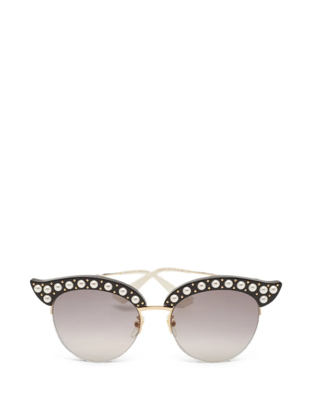 Gucci Pre-Owned cat-eye-frame sunglasses - Oro