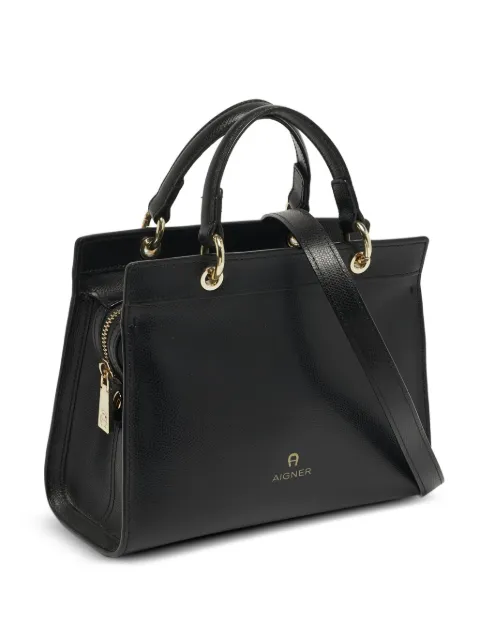 Aigner Vintage Carol leather tote bag