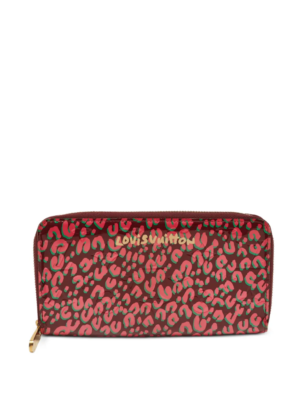 Louis Vuitton Pre-Owned 2011 Zippy Stephen Sprouse Vernis wallet - Rosso
