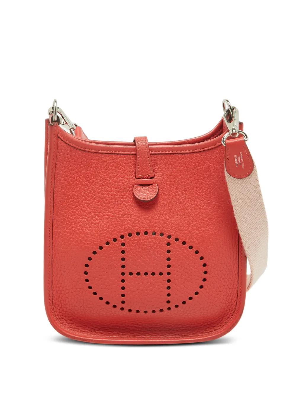 Hermès Pre-Owned Borsa Evelyne TPM traforata - Rosso