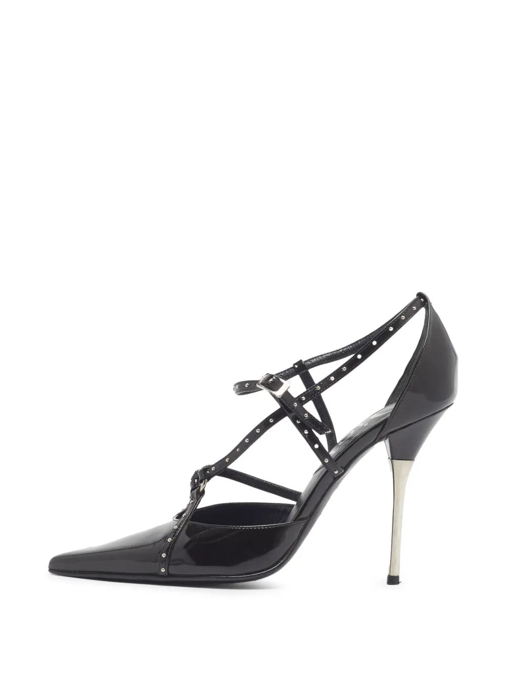 Christian Dior Pre-Owned studded pointed-toe pumps - Schwarz