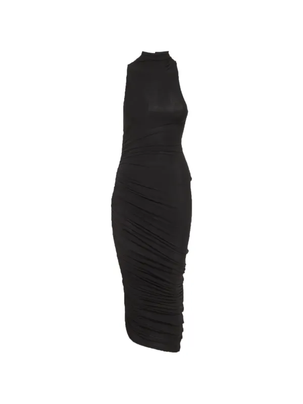 jacquemus ruched dress Jacquemus - The Piazza Dress - Black