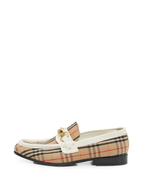 Burberry Pre-Owned mocasines Moorley House Check