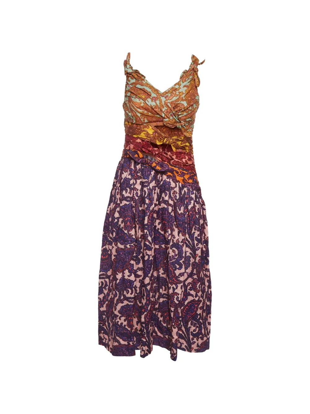 ZIMMERMANN Abito midi con fiocco - Viola