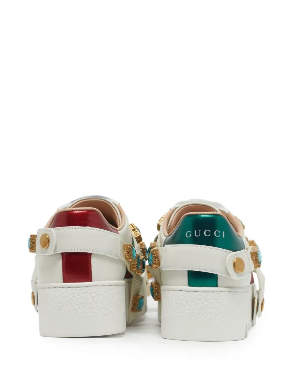 Gucci Pre-Owned フラッシュトレック ビジュートリム スニーカー