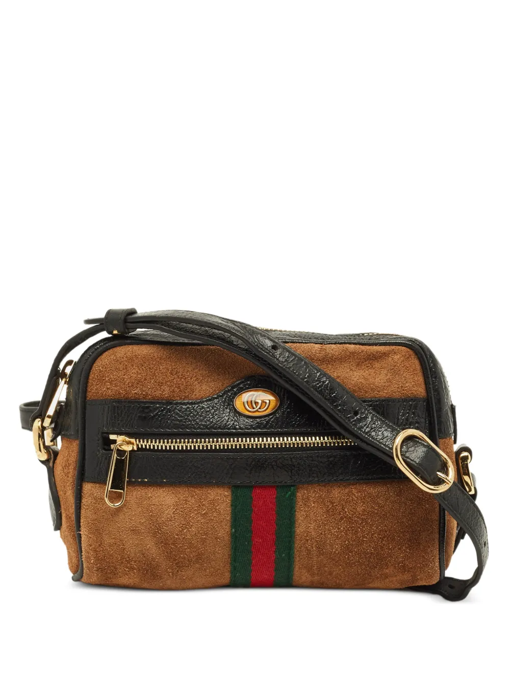 Gucci Pre-Owned mini Ophidia Camera cross body bag - Marrone