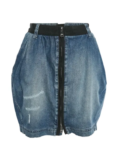 Dolce & Gabbana Pre-Owned minifalda con acabado envejecido
