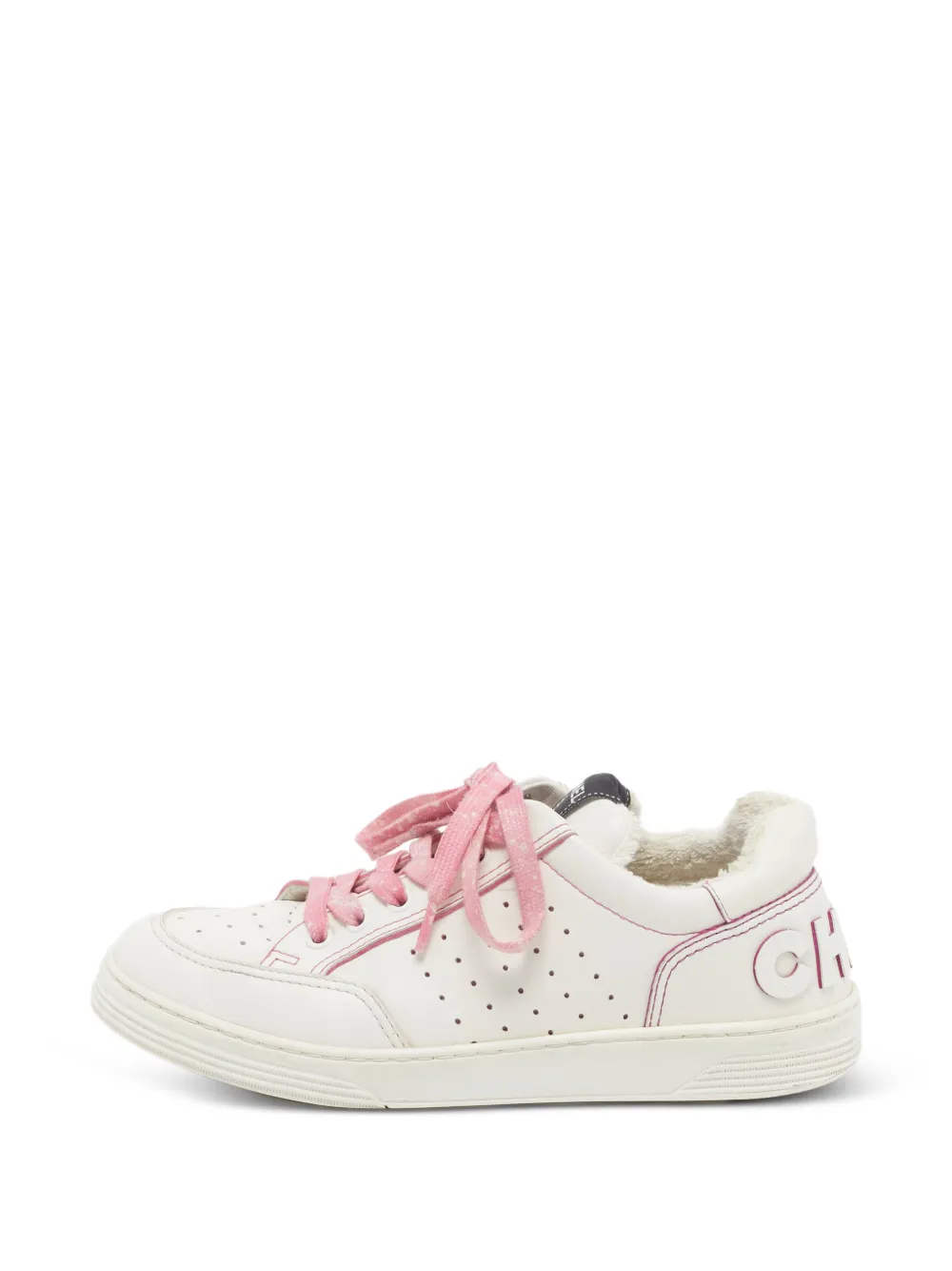CHANEL Pre-Owned CC logo sneakers - White