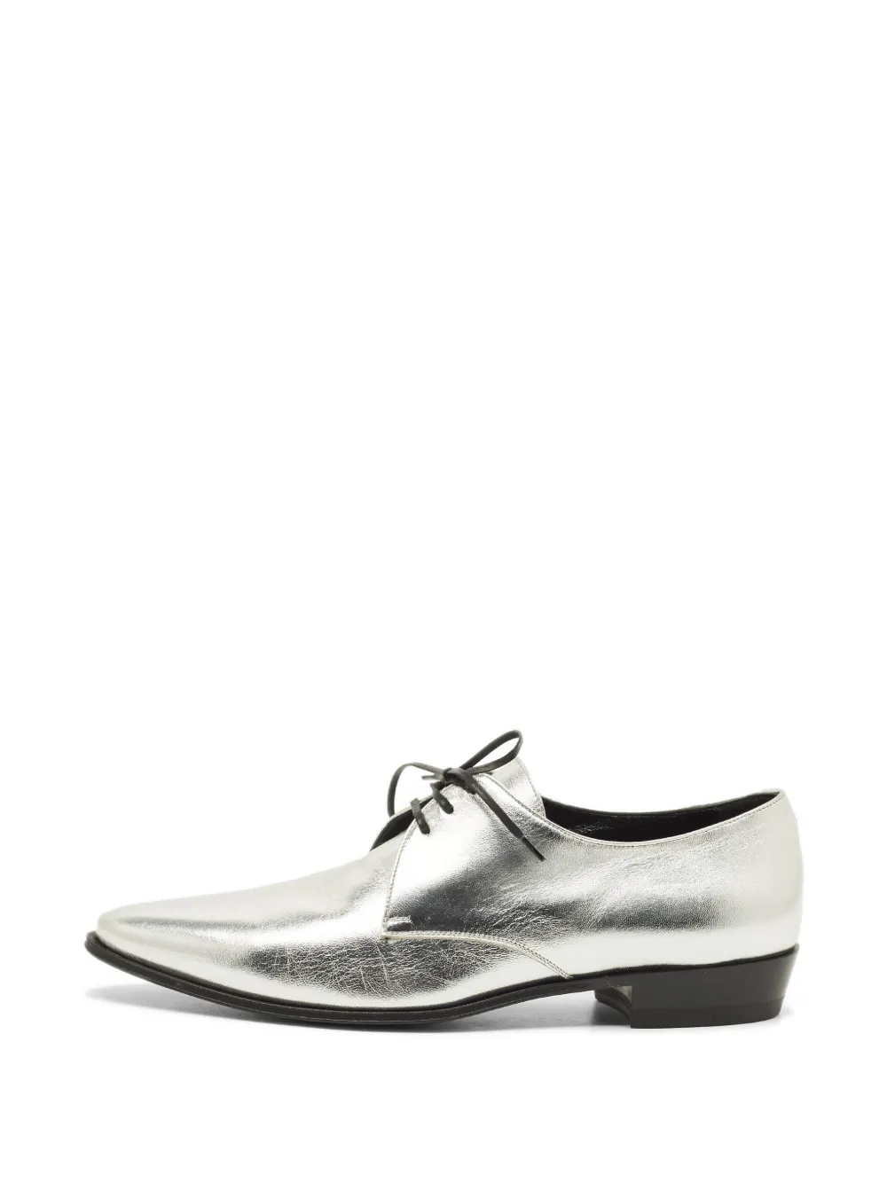 Celine Pre-Owned lace-up oxford shoes - Argento