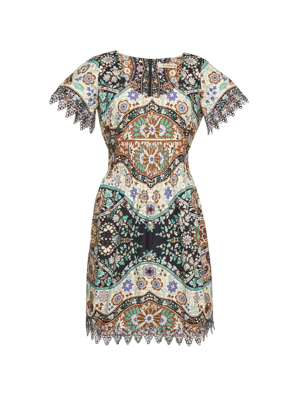 Etro Pre-Owned floral-print midi dress - Toni neutri