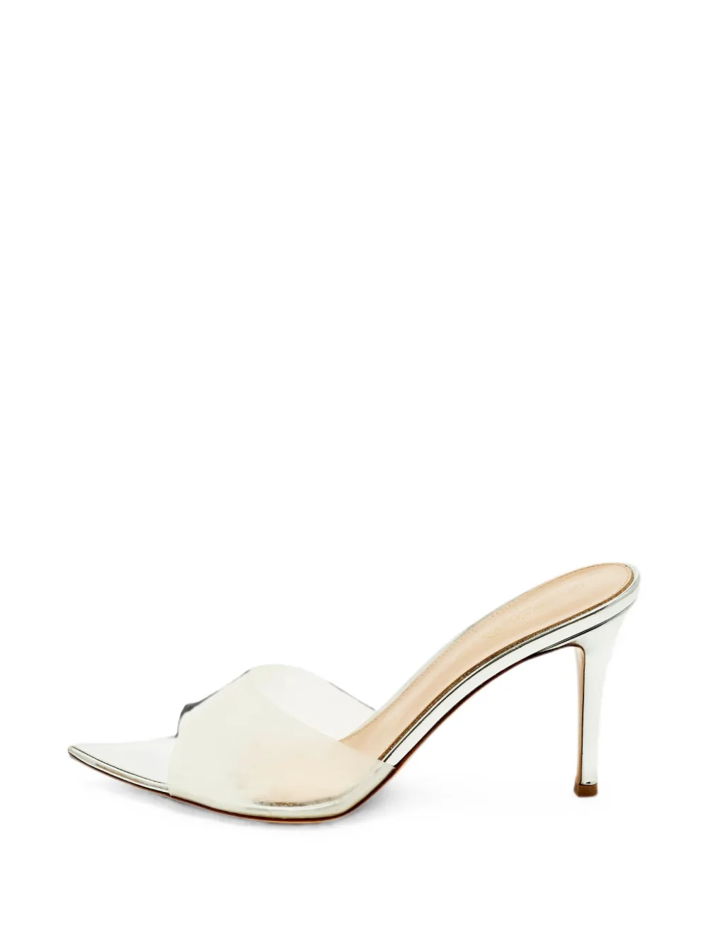 Gianvito Rossi Elle pointed-toe sandals - White