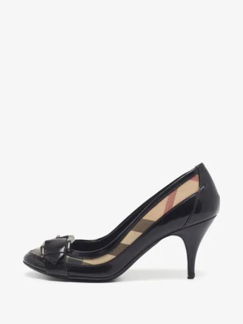 Burberry Pre-Owned Nova Check buckle pumps
