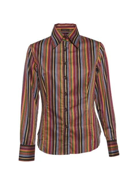 Etro Pre-Owned striped long-sleeve shirt