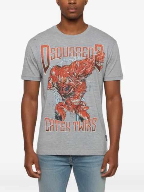 DSQUARED2 Monster graphic-print distressed T-shirt