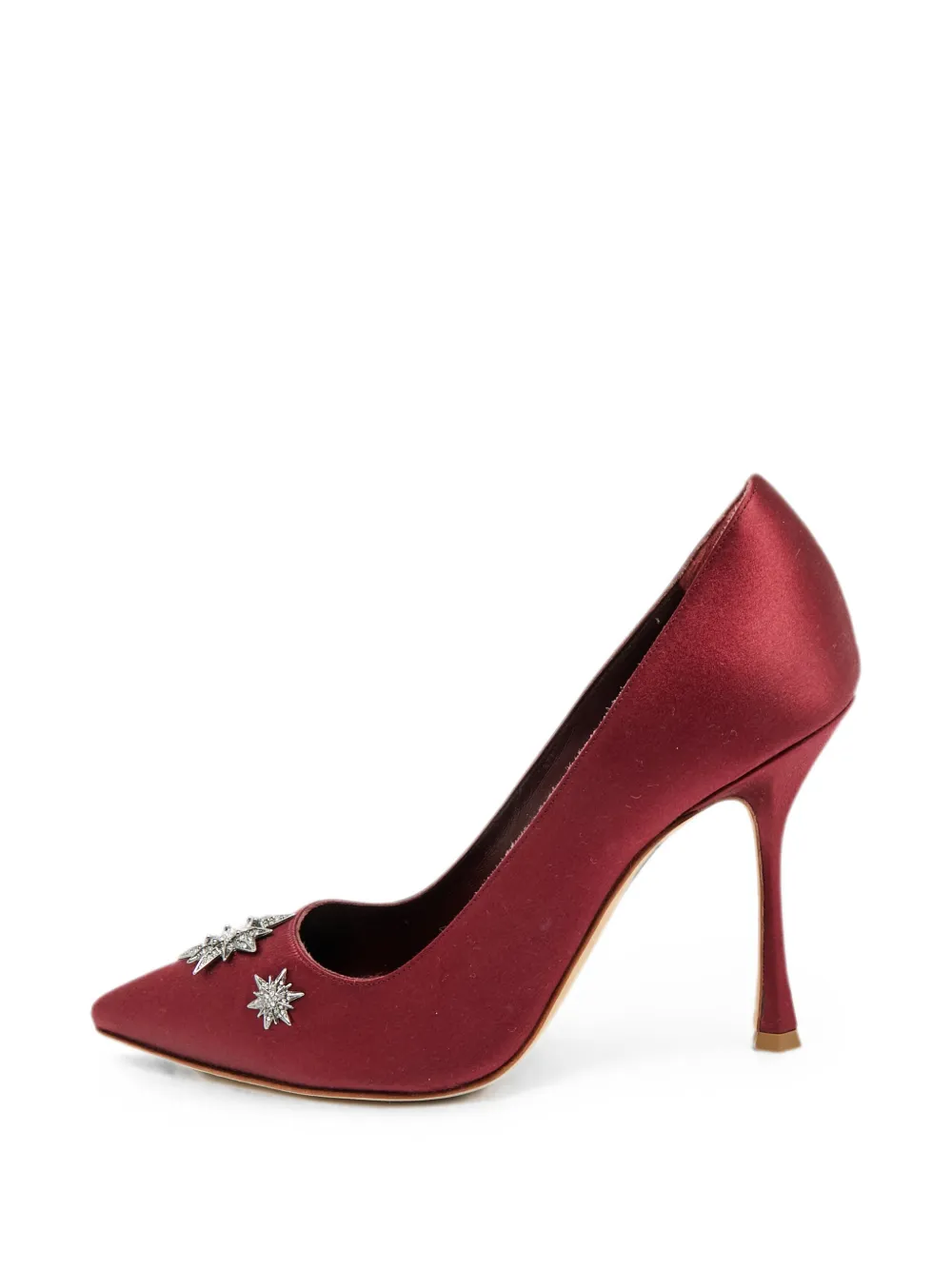 Manolo Blahnik Spitze Pumps mit Sternverzierung - Rot