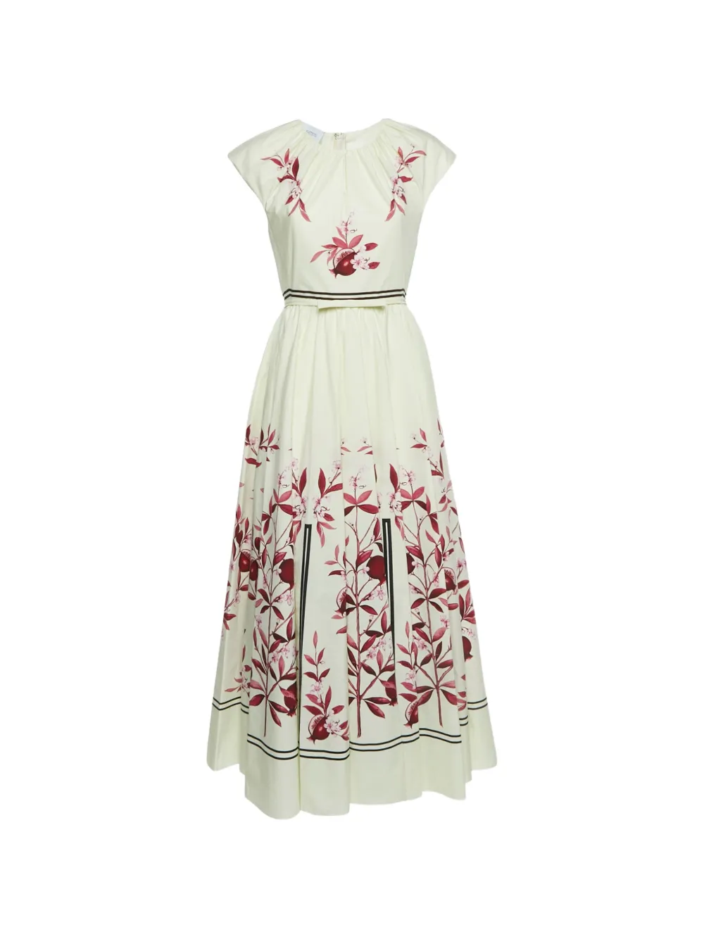Giambattista Valli floral-print flared maxi dress - Neutrals