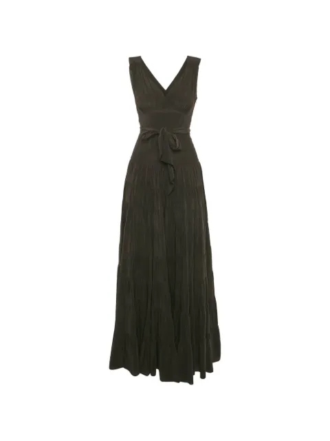 Balenciaga Pre-Owned flared maxi dress