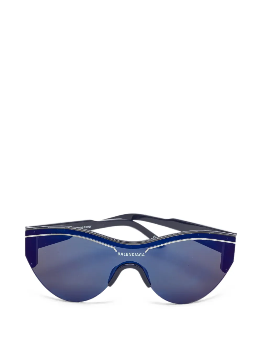 Balenciaga Pre-Owned BB0004S cat-eye sunglasses - Blu