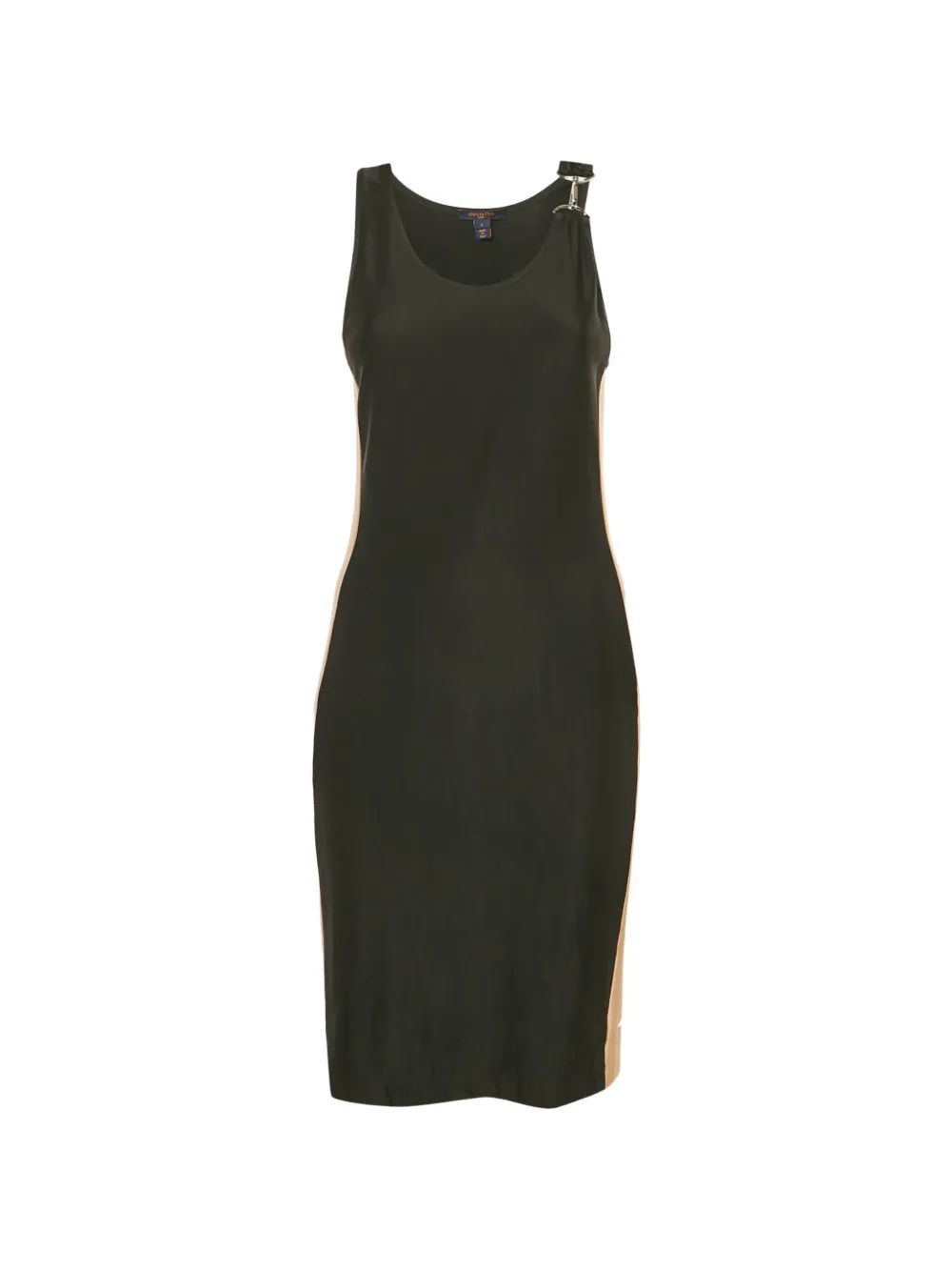 Louis Vuitton Pre-Owned Abito midi smanicato - Nero
