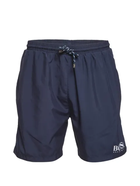 BOSS shorts med snoretræk og logotryk